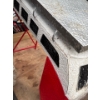 Image 4 : Metal Mercedes Bus Desk w/ 2 Red Stools, Desk Measures 38In Long, 41In Tall 