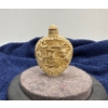 Image 2 : Carved Village Snuff Bottle with Spoon 3H