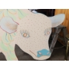 Image 8 : Fun 2 Sided Cow on Wheels! - Anastasia by Maureen Harvey ( 50"H x 60"W x 18"D)