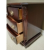 Image 3 : MALCOM Mahogany Bedside Chest Of Drawers 25x15x25