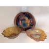 Image 1 : Stunning Serving Vessels - Amber Carnival Glass & More