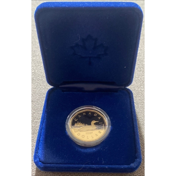 1987 First Year of Circulation Proof Dollar