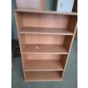 MDF Light Finish 4 Shelf Bookcase 49 T, 30 L, 12 W