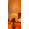 Image 2 : Exquisite Retro Standing Floor Lamp w/ smaller Living Room Lamp with Shades Resin Vertical lamp