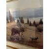 Image 2 : Large Horse Ride Print (35x29) By John Ralph Schnurrenberger & Small Marine Print 