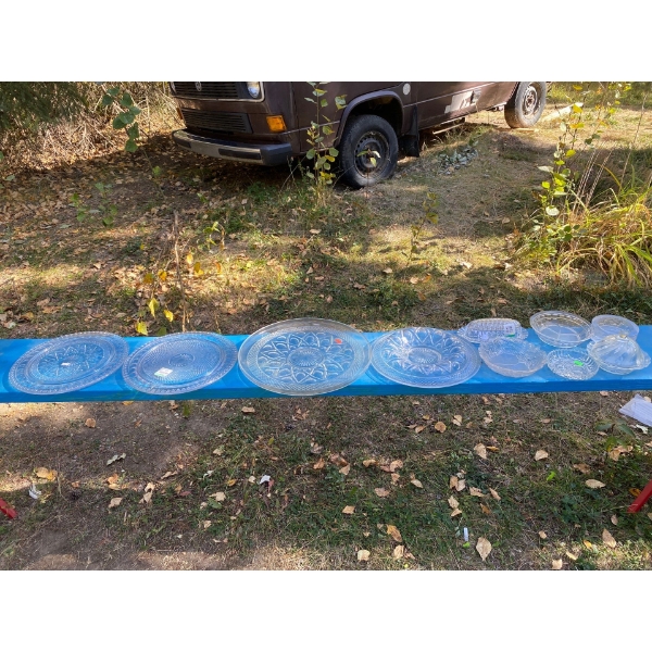 Glass Serving Plates