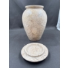 Image 2 : Marine Fossil Marble Lidded Urn 10T