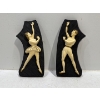 Image 1 : Pair of Chalk Ballet Dancers 7H