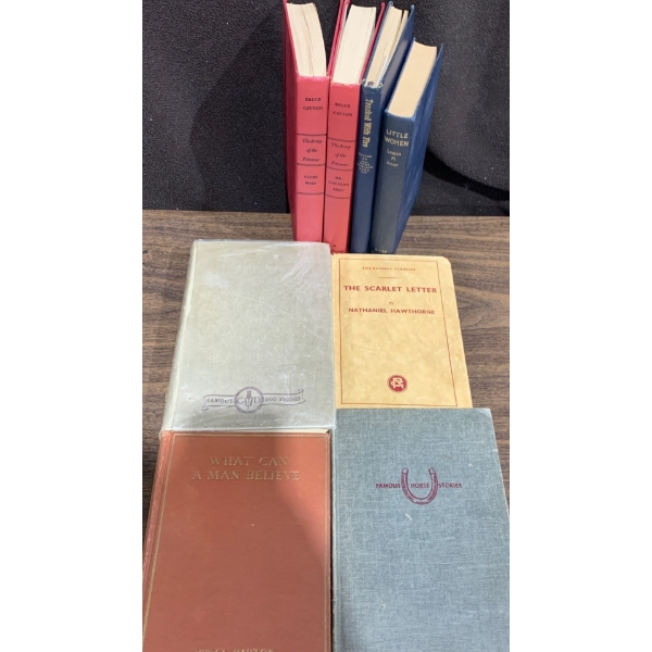 Vintage and Antique Book Collection - Featuring  'What Can a Man Believe' 1927 & 'The Scarlet Letter