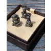 Pen Delfin - Sterling Stamped 3 Rabbit Pendants 17.6g Total