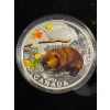 Image 1 : 2014 $20 Baby Animals: Beaver - Pure Silver Coin and Stamp Set 1oz low mintage