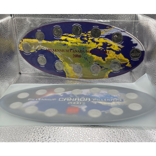 2000 Canadian Millennium Quarter Sets