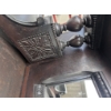Image 11 : Carved Wood Mantel Shelf with Mirror and Ornate Details