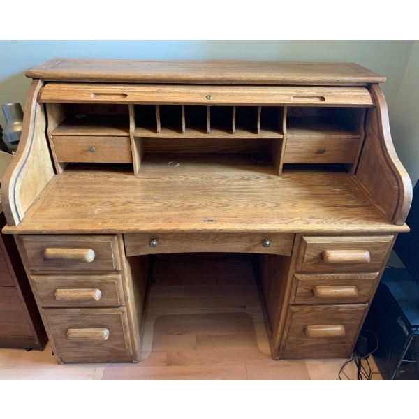 Wooden Desk - 54W, 31D, 47T; No Key 