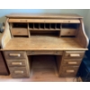 Image 1 : Wooden Desk - 54W, 31D, 47T; No Key 