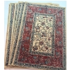 Image 8 : Floral Hand Block Print Table Linens w/ Chinese Folk Art Cut Paper Dragon & More