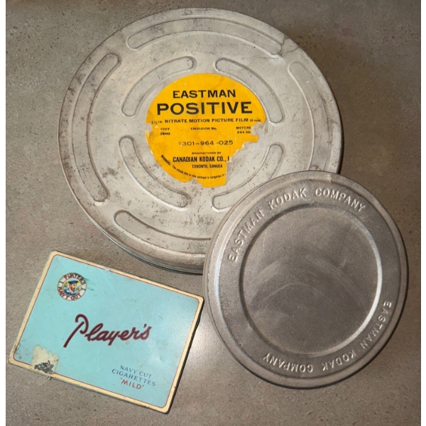 Antique Film Containers w/ Players Cigarette Tin
