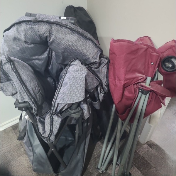 Group of 3 Camping Chairs 