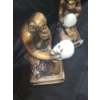 Image 3 : Darwin Monkeys Plaster Mold Bookends 5 W, 5 D, 9.5 T