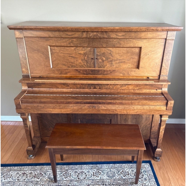 Mint 1901 Antique Player Piano; 65In Long, 31In Deep, 58In Tall 