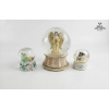 Image 1 : Angel With Harp Snow Globe & Snow Globe  With Analog Clock , "Me to You" Tatty Teddy Bear Wedding.