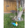 Image 1 : Garden Decor Collection, Metal Bird is 4 Ft Tall 