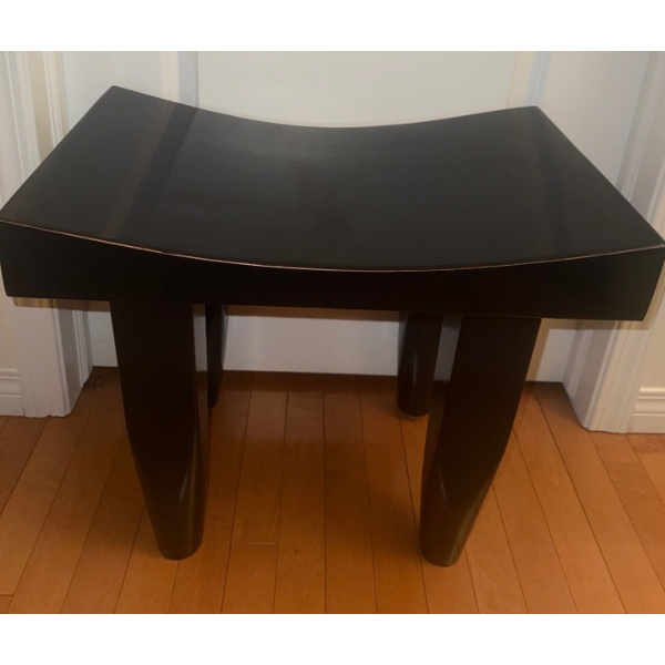 Asian Style Bench Stool Wenge 24x22
