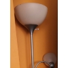 Image 4 : Two Silver Finish Floor Lamps- One New in Box, Second One Assembled