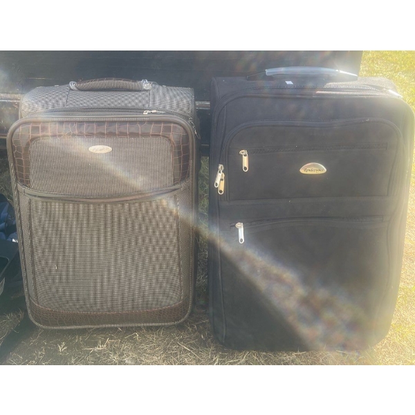 Two Medium Sized Luggage for any Vacay Or Sleepover