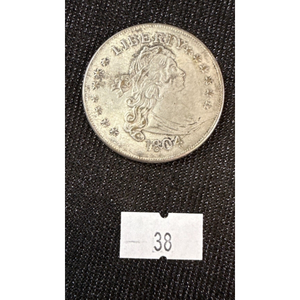 1804 United States Silver Half Dollar Coin Eagle