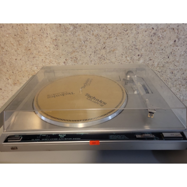 Technics Quartz Turntable QL-A200 Manual