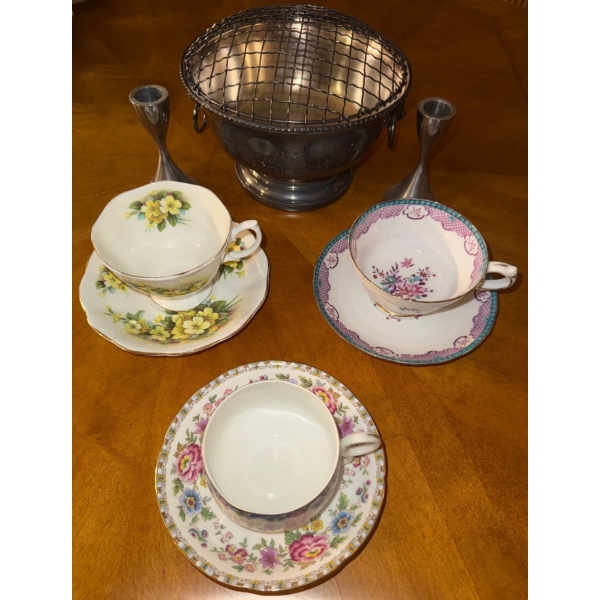 Mismatched Antique Tea Time Essentials - Royal Albert & more