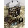Image 2 : Large Mixed Lot of Costume Jewelry in Sephora Bag