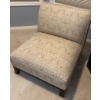 Image 3 : Upholstered Slipper Chairs with Patterned Fabric