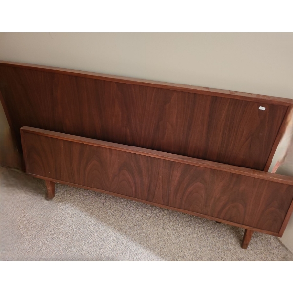 Vintage Wooden Headboard and Footboard 57 W, Rails/ Frame Not Included 