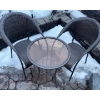 Image 2 : Rattan 3 Piece Bistro Set 27'Tall 