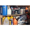 Image 2 : Contents of Garage Shelf Including: Washer Fluid, WD-40, Round Up and More!