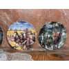 Image 6 : Jade Cat Figurines and Canadian Mini Plates