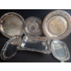 Image 1 : Assorted Metalware Including: Rectangle Tray 9 X 12