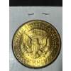 Image 3 : Gold-Plated USA 1964 Half Dollar Coin