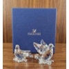 Image 1 : Swarovski Crystal Lovebirds Figurines with Original Box