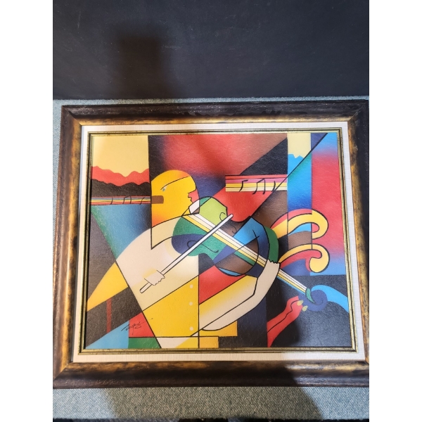 The Violinist 30.5 x 26.5 Inches