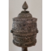 Image 3 : Antique Tibetan Prayer Wheel w/ Stunning Intricate Carvings - 11L 