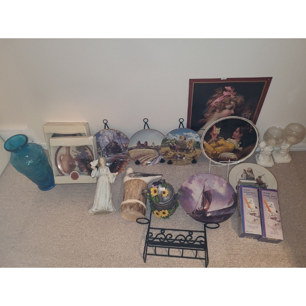 Metal Pepsi Sign 12 X 18,  Plate w/ Ship 10" Diameter, Ceramic Seagull Wood Base 11 T and More!