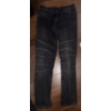 Image 2 : Men's Motocross Black Washed Denim Padded Motorcycle Gear Size Large