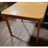 Image 1 : - Wood Dining Table w/ Light Finish 36 W, 36 D, 30 T 