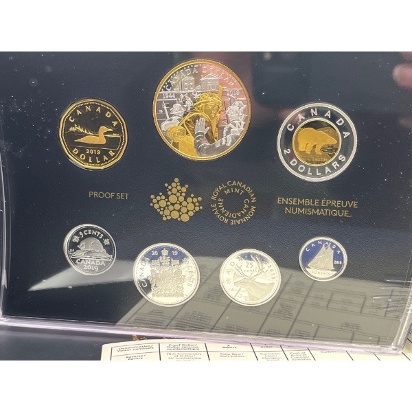 2019 Proof Set 99.99% Silver 63.17g