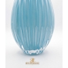 Image 2 :  Light Blue "Crescent Wing"  Murano Art Glass Vase 13''INCHES HEIGHT.