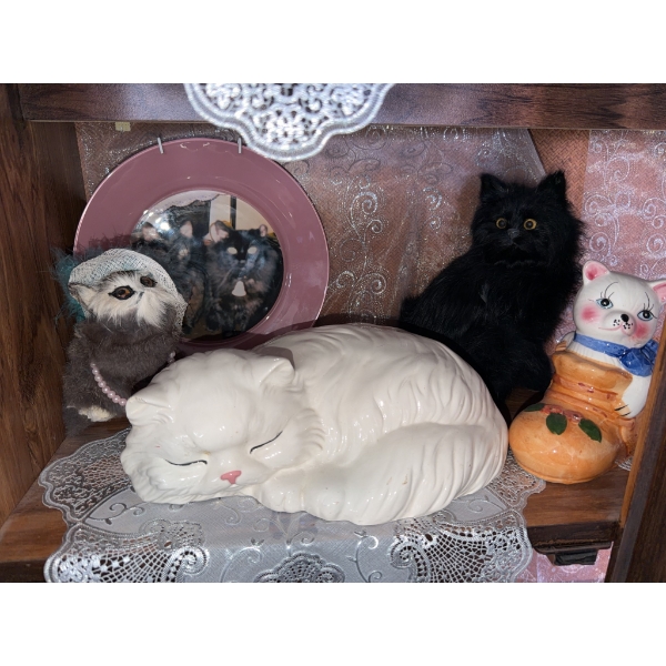 Cat Figurine and Decor Collection