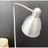Image 2 : Pair of Lamps - Floral One is Chipped (33T), Metal One is 48T 